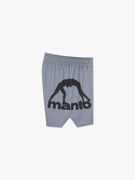 MANTO LOGO DUAL FIGHT SHORTS-grey